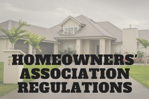 homeowners' association regulations